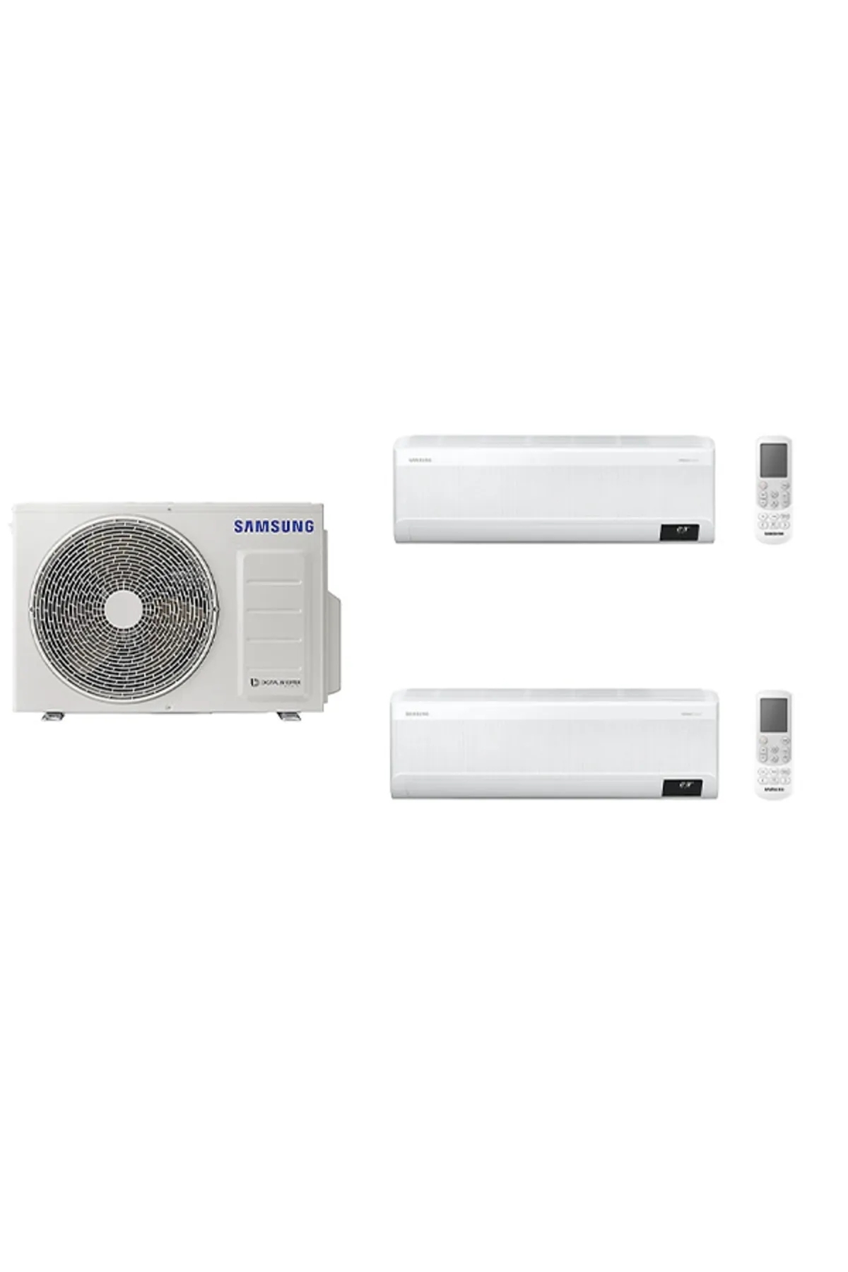 Samsung Windfree™ Multi Klima Takımı 1+2 Sistem 7+9 Btu/h İç Ünite 5 kW Dış Ünite