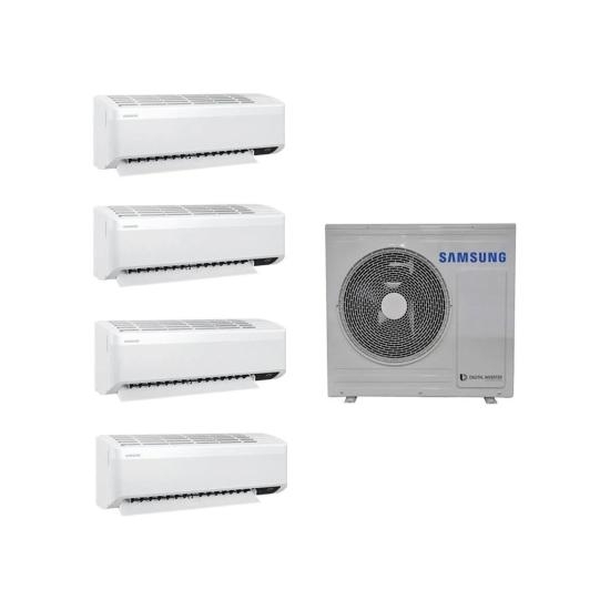 Samsung Windfree™ Multi Klima Takımı 1+4 Sistem 9+9+9+18 Btu/h İç Ünite 10 kW Dış Ünite